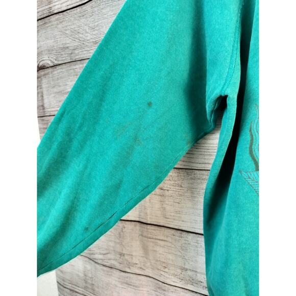 Vintage Laurel Burch Large 42/44 Butterfly Farmboy Forest Pullover Sweater - Picture 5 of 11